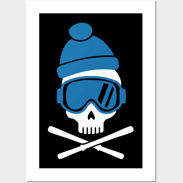 Ski skull Wall Art by Designzz